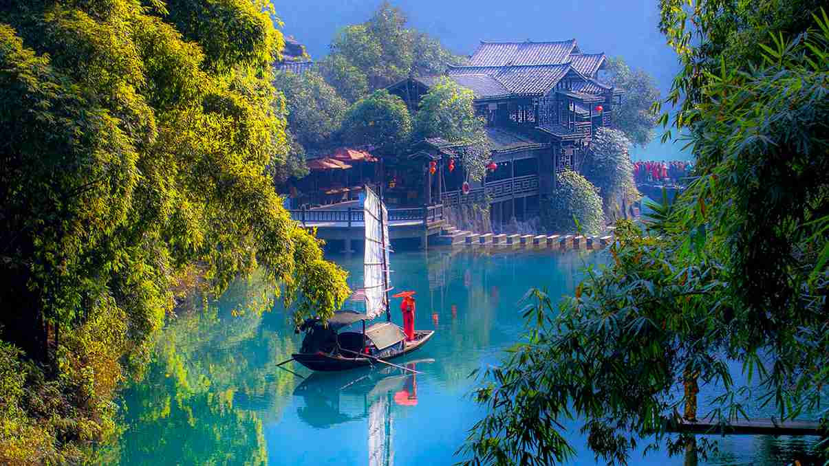 湖北旅游线路旅游景点实拍