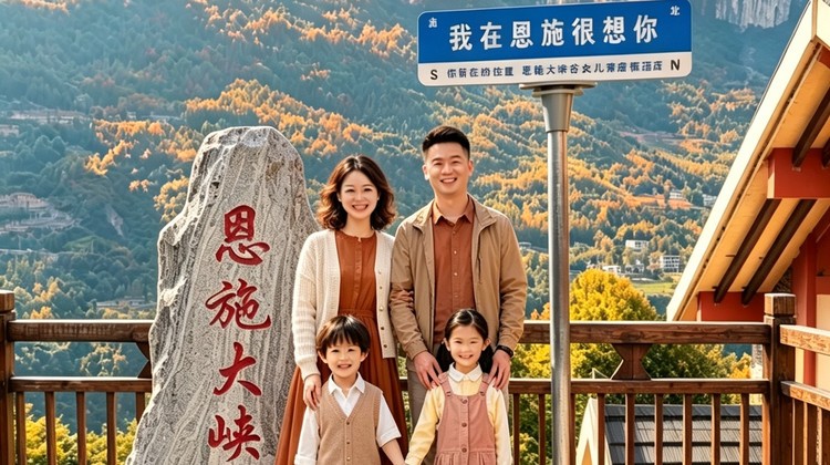 恩施市+宣恩+恩施大峡谷5日4晚私家团·【金秋国庆 · 提前锁位&咨询领优惠】【1对 1 管家全程陪护】【本地老司机随行，随走随停】赠苗族换装 + 电子导游 『5钻野奢酒店』行程宽松不赶路＆纯玩无购物